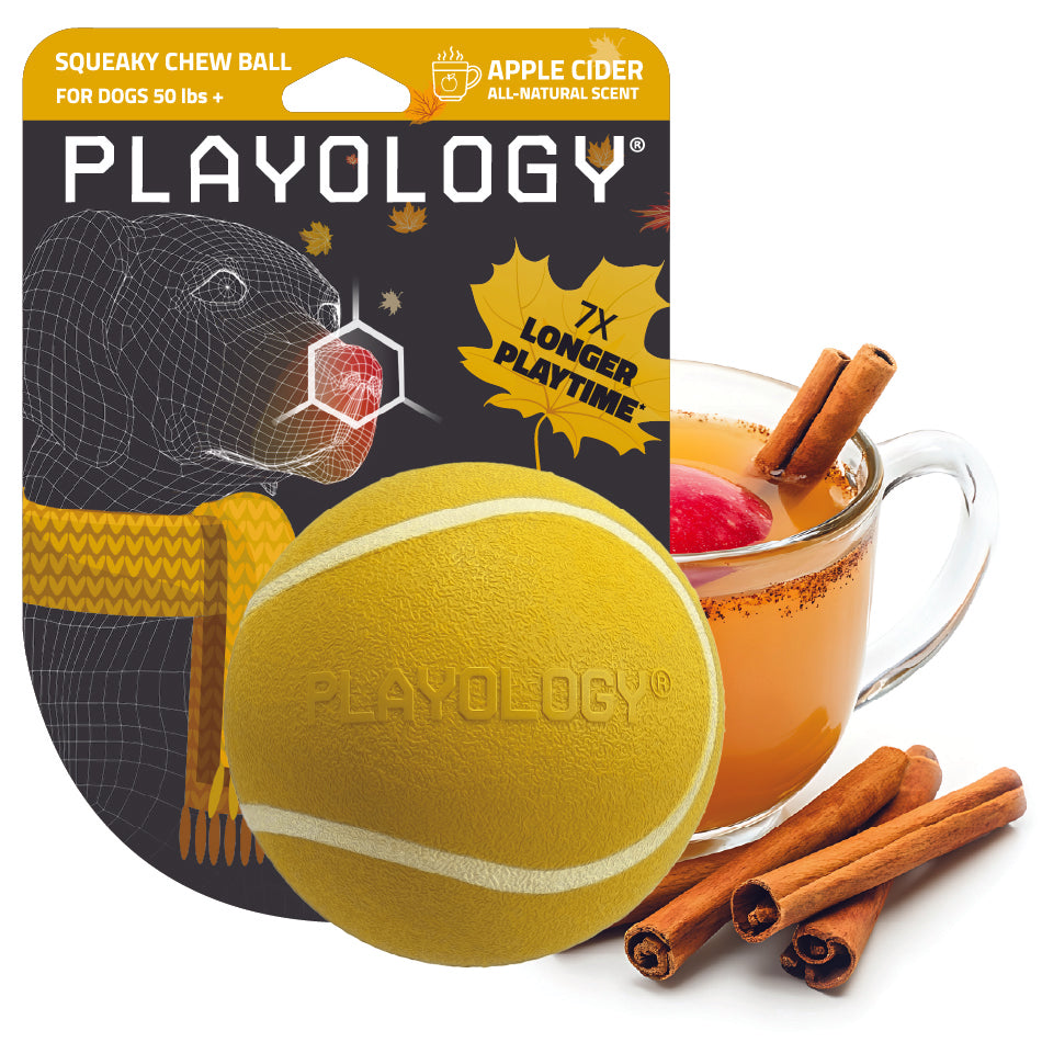 
                  
                    Squeaky Chew Ball | Apple Cider
                  
                