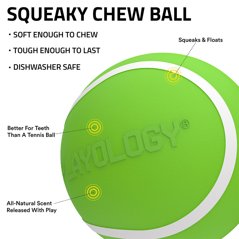 
                  
                    Squeaky Chew Ball | Mom's Turkey
                  
                