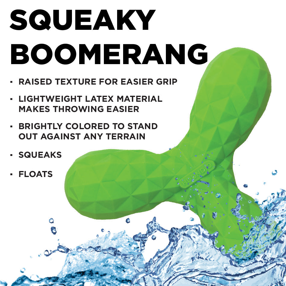 
                  
                    Squeaky Boomerang
                  
                