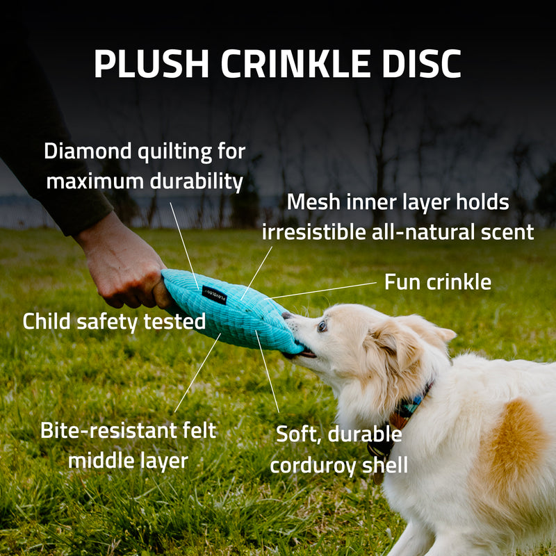 Plush Crinkle Disc