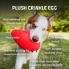 Plush Crinkle Egg