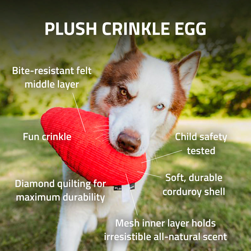 Plush Crinkle Egg