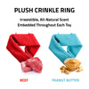 Plush Crinkle Ring